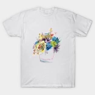 Watercolor bouquet T-Shirt